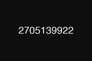 2705139922